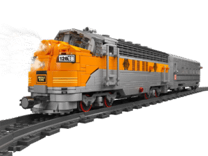 Diesel locomotive USA EMD F7 WP