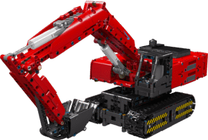 Mechanical Digger Red